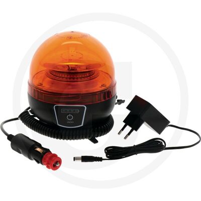 NEWGARDEN Baliza Rotativa A Batería De Leds 12/24 V Fijación Imán Máquina Agrícola NEWGARDEN Baliza Rotativa A Batería De Leds 12/24 V Fijación Imán Máquina Agrícola