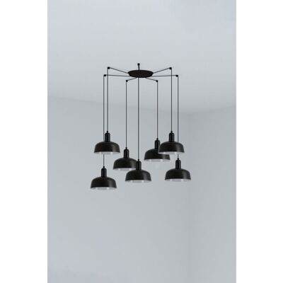 FARO BARCELONA Tatawin S 7l Colgante Cristal Negro FARO BARCELONA Tatawin S 7l Colgante Cristal Negro