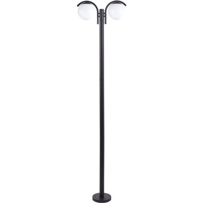 Farola de jardín moderna Beliani Kulsi - Luz de aluminio Farola de jardín moderna Beliani Kulsi - Luz de aluminio