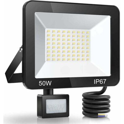 OEM Foco Led Para Exterior De 50 W Con Sensor De Movimiento, Resistente Al Agua Ip66, 5000 Lm, 7000 K, Blanco Frío, Ideal Para Jardín, Patio Y Entrada. OEM Foco Led Para Exterior De 50 W Con Sensor De Movimiento, Resistente Al Agua Ip66, 5000 Lm, 7000 K, Blanco Frío, Ideal Para Jardín, Patio Y Entrada.