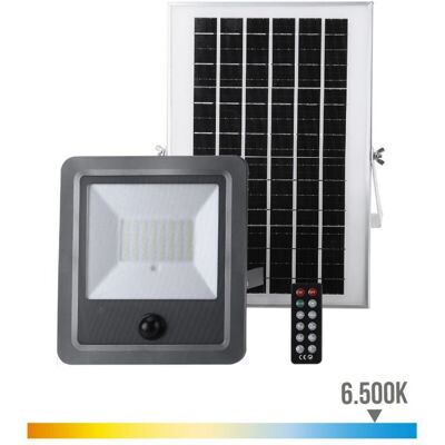 Foco Proyector Solar Con Sensor 300w 3.500lm 6.500k Edm Foco Proyector Solar Con Sensor 300w 3.500lm 6.500k Edm
