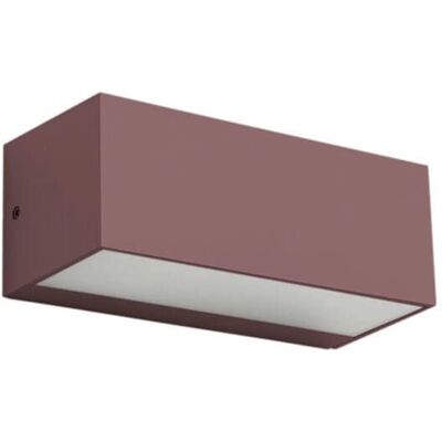 Forlight - Aplique exterior rectangular marrón - E27 - 15W Forlight - Aplique exterior rectangular marrón - E27 - 15W
