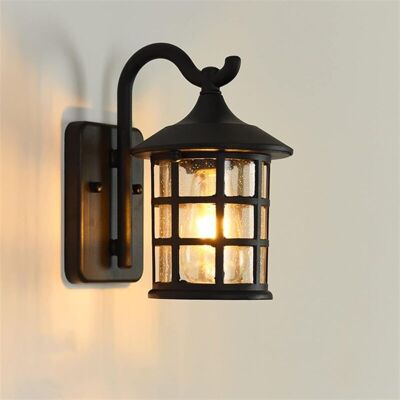 COOCHEER Lámpara De Pared De Apariencia Retro, Lámpara De Pared Exterior Impermeable, Adecuada Para Lámpara De Balcón De Pasillo, Lámpara De Noche De Patio, Estilo Europeo Para Exteriores COOCHEER Lámpara De Pared De Apariencia Retro, Lámpara De Pared Exterior Impermeable, Adecuada Para Lámpara De Balcón De Pasillo, Lámpara De Noche De Patio, Estilo Europeo Para Exteriores