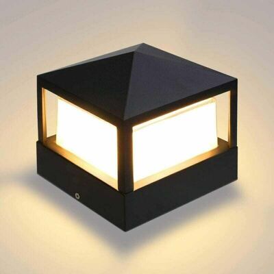 OEM Gabrielle - Lámpara De Poste, Pilar, Para Puerta, Luz Exterior, Columna, Para Villa, Ip65, Impermeable, De Aluminio, Para Jardín, Paisaje, Césped, Puerta, Valla, Luz De Entrada, Blanco Cálido OEM Gabrielle - Lámpara De Poste, Pilar, Para Puerta, Luz Exterior, Columna, Para Villa, Ip65, Impermeable, De Aluminio, Para Jardín, Paisaje, Césped, Puerta, Valla, Luz De Entrada, Blanco Cálido