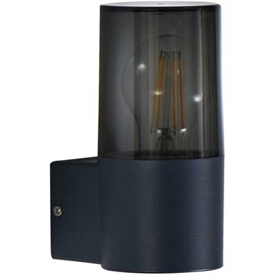 Lindby - Lámpara de pared exterior Heulo - Aluminio negro Lindby - Lámpara de pared exterior Heulo - Aluminio negro