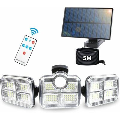OEM Luz Solar Exterior Con Sensor De Movimiento, Lámpara Solar Exterior 122 Led Con Control Remoto, Foco Proyector Solar 1200 Lúmenes, Foco Solar Para Jardín Con Cable De 5 M, Ip65 Resistente Al Agua OEM Luz Solar Exterior Con Sensor De Movimiento, Lámpara Solar Exterior 122 Led Con Control Remoto, Foco Proyector Solar 1200 Lúmenes, Foco Solar Para Jardín Con Cable De 5 M, Ip65 Resistente Al Agua