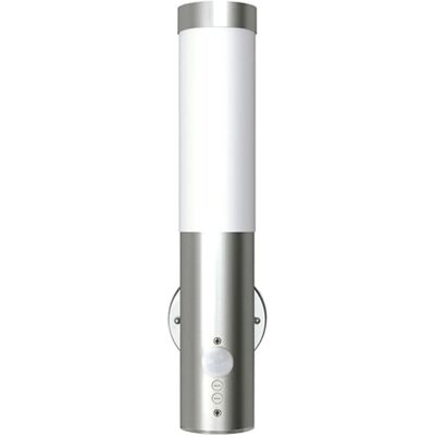 Maisonchic 2 Faroles de exterior con sensor de movimiento - Plateado Maisonchic 2 Faroles de exterior con sensor de movimiento - Plateado