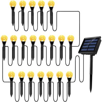 OEM Juego De Guirnaldas De Luces Solares Con Forma De Burbuja Para Césped, Decoración De Exteriores, Led Impermeables Ip65, Luces Solares Con Estaca Para Entrada/patio/jardín -crezuo OEM Juego De Guirnaldas De Luces Solares Con Forma De Burbuja Para Césped, Decoración De Exteriores, Led Impermeables Ip65, Luces Solares Con Estaca Para Entrada/patio/jardín -crezuo