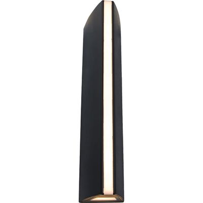 Lámpara De Pared Exterior Led Leo Negra De 14 W, Ip54, 3000 K, Lutec 5192701330 Lámpara De Pared Exterior Led Leo Negra De 14 W, Ip54, 3000 K, Lutec 5192701330