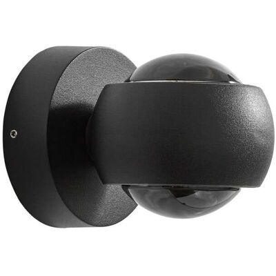 Lindby Lámpara De Pared Exterior 'focra' En Negro Metal Lindby Lámpara De Pared Exterior 'focra' En Negro Metal