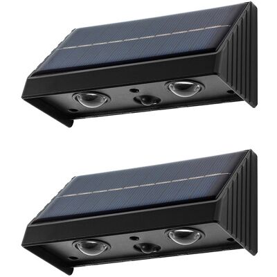 OEM Juego De 2 Luces Solares Para Exteriores, Ideales Para El Jardín O El Hogar. Apliques De Pared Impermeables Para Exteriores, Con Iluminación Ambiental Cálida. OEM Juego De 2 Luces Solares Para Exteriores, Ideales Para El Jardín O El Hogar. Apliques De Pared Impermeables Para Exteriores, Con Iluminación Ambiental Cálida.