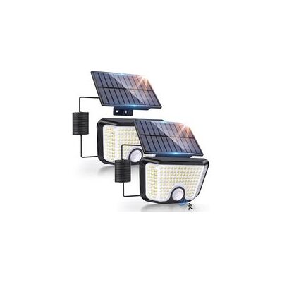 OEM Juego De 2 Luces Solares Exteriores Con Sensor De Movimiento, Iluminación Exterior De 155 Led, Modo De Detección De Movimiento Solar, Iluminación Exterior Impermeable Ip65 Con Cable De 3 M. OEM Juego De 2 Luces Solares Exteriores Con Sensor De Movimiento, Iluminación Exterior De 155 Led, Modo De Detección De Movimiento Solar, Iluminación Exterior Impermeable Ip65 Con Cable De 3 M.