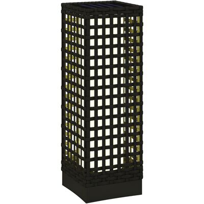JHY DESIGN Lámpara Solar Automática Para Exteriores De 8 Horas De Duración, De Ratán Y Acero. JHY DESIGN Lámpara Solar Automática Para Exteriores De 8 Horas De Duración, De Ratán Y Acero.