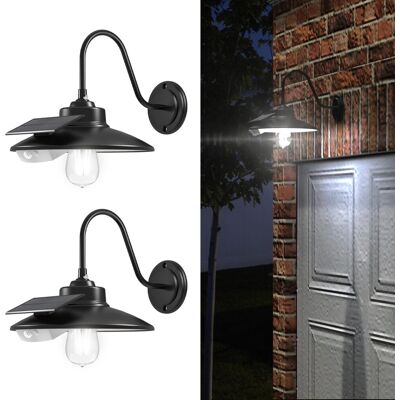 OEM Aplique Solar De Pared Para Exteriores Con 3 Modos De Iluminación Y Sensor De Movimiento, Resistente Al Agua Ip65, Aplique Solar Rústico Vintage Con Brazo Flexible Para Granero, Pared, Porche, Casa De OEM Aplique Solar De Pared Para Exteriores Con 3 Modos De Iluminación Y Sensor De Movimiento, Resistente Al Agua Ip65, Aplique Solar Rústico Vintage Con Brazo Flexible Para Granero, Pared, Porche, Casa De