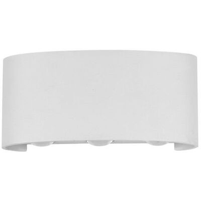 Italux Gilberto - Lámpara de pared LED moderna exterior blanca - Aplique de pared Italux Gilberto - Lámpara de pared LED moderna exterior blanca - Aplique de pared