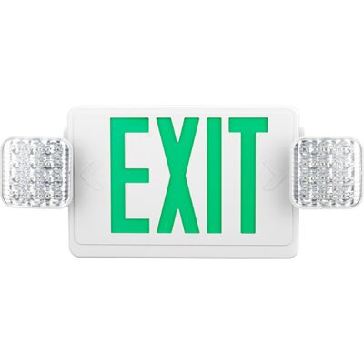 OEM Letrero Luminoso Led De Salida De Emergencia, Aplique De Pared Combinado Con Dos Cabezales Ajustables Para Iluminación Residencial, Comercial, De Garaje Y Sótano. OEM Letrero Luminoso Led De Salida De Emergencia, Aplique De Pared Combinado Con Dos Cabezales Ajustables Para Iluminación Residencial, Comercial, De Garaje Y Sótano.