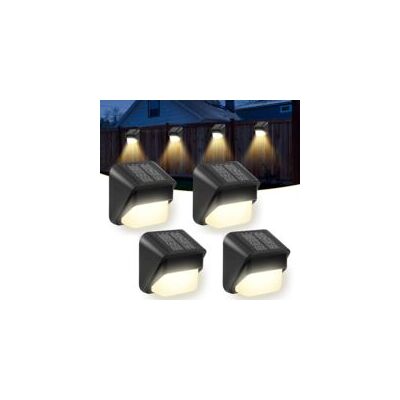 OEM Luces Solares Para Patio Con Batería Ni-mh De 600 Mah, Panel De 2 V, Iluminación Exterior Impermeable Ip65 Para Escaleras, Vallas, Pasillos, Jardines Y Barandillas (4 Unidades) - Crezuo OEM Luces Solares Para Patio Con Batería Ni-mh De 600 Mah, Panel De 2 V, Iluminación Exterior Impermeable Ip65 Para Escaleras, Vallas, Pasillos, Jardines Y Barandillas (4 Unidades) - Crezuo