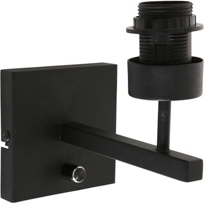 Aplique de pared Steinhauer - Negro - E27 - Metal - IP20 - 220-230V - Lámpara de pared Aplique de pared Steinhauer - Negro - E27 - Metal - IP20 - 220-230V - Lámpara de pared
