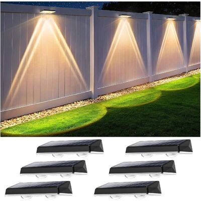 OEM Aplique Solar De Pared Ip67 Resistente Al Agua Para Uso Exterior: 6 Focos Blancos, 3 Modos De Iluminación, Ideal Para Jardines Y Vallas. OEM Aplique Solar De Pared Ip67 Resistente Al Agua Para Uso Exterior: 6 Focos Blancos, 3 Modos De Iluminación, Ideal Para Jardines Y Vallas.