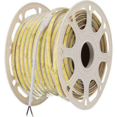 GREENICE Tira Led Cob Auto-rectificada 220vac 10w/m Ip65 - 50 Metros Cinta 3m Blanco Natural 4000k GREENICE Tira Led Cob Auto-rectificada 220vac 10w/m Ip65 - 50 Metros Cinta 3m Blanco Natural 4000k