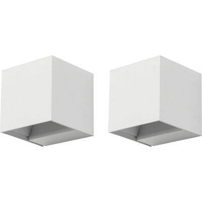 Aplique Exterior LED Rex - 2 unidades - IP54 - Forlight Aplique Exterior LED Rex - 2 unidades - IP54 - Forlight