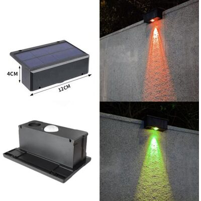 OEM Lámpara Solar Exterior Para Patio, Aplique De Pared Para Iluminación Del Hogar, Foco Para Balcón Y Valla, Iluminación Ambiental Impermeable Para Jardín (de Colores). OEM Lámpara Solar Exterior Para Patio, Aplique De Pared Para Iluminación Del Hogar, Foco Para Balcón Y Valla, Iluminación Ambiental Impermeable Para Jardín (de Colores).