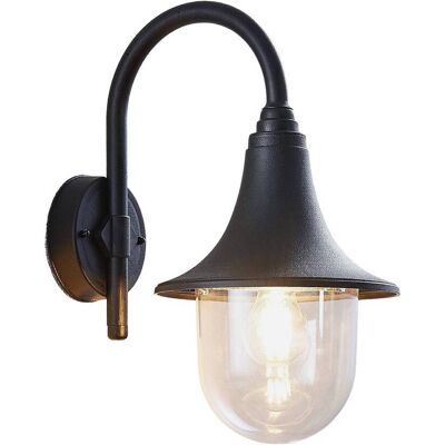 Lindby - Lámpara De Pared Exterior 'nalevi' En Negro Plástico Lindby - Lámpara De Pared Exterior 'nalevi' En Negro Plástico