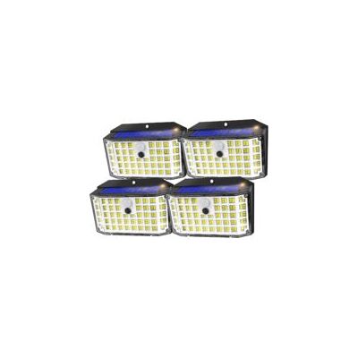 OEM Lámpara Solar De Jardín Para Exteriores Con Sensor De Movimiento, 176 Led, 4 Unidades, Ip65, Sensor De 270°, 3 Modos, Foco Solar Para Exteriores - Crezuo OEM Lámpara Solar De Jardín Para Exteriores Con Sensor De Movimiento, 176 Led, 4 Unidades, Ip65, Sensor De 270°, 3 Modos, Foco Solar Para Exteriores - Crezuo