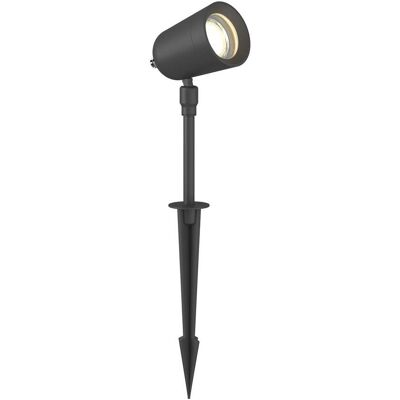 Lindby Elmana lámpara exterior - Modern aluminio negro GU10 Lindby Elmana lámpara exterior - Modern aluminio negro GU10