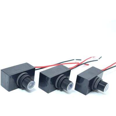 OEM Interruptor Crepuscular De 120v-227v Con Sensor De Luz - Paquete De 3 Sensores Impermeables Para Iluminación Exterior - Crezuo OEM Interruptor Crepuscular De 120v-227v Con Sensor De Luz - Paquete De 3 Sensores Impermeables Para Iluminación Exterior - Crezuo