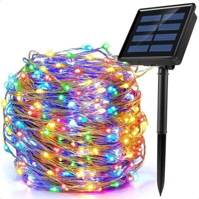 OEM Guirnalda De Luces Exteriores Tuserxln, Luces Solares Para Exteriores, 200 Led, 8 Modos, 22 M, Decoración Navideña Con Energía Solar, Ip65 OEM Guirnalda De Luces Exteriores Tuserxln, Luces Solares Para Exteriores, 200 Led, 8 Modos, 22 M, Decoración Navideña Con Energía Solar, Ip65