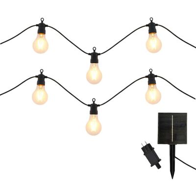 LUMISKY Juego De 2 Luces Solares De Cadena 15m Party Max LUMISKY Juego De 2 Luces Solares De Cadena 15m Party Max