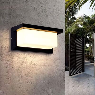 OEM Aplique De Pared Led Cuadrado Ip65 Resistente Al Agua Para Exteriores Con Sensor De Movimiento, Iluminación Exterior Para Patio, Balcón, Garaje, Taller - Crezuo OEM Aplique De Pared Led Cuadrado Ip65 Resistente Al Agua Para Exteriores Con Sensor De Movimiento, Iluminación Exterior Para Patio, Balcón, Garaje, Taller - Crezuo
