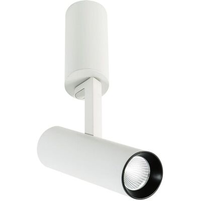 Luminaria De Superficie Led Bocca Italux Blanca, Orientable Slc74055/18w 3000k Wh+bl Luminaria De Superficie Led Bocca Italux Blanca, Orientable Slc74055/18w 3000k Wh+bl