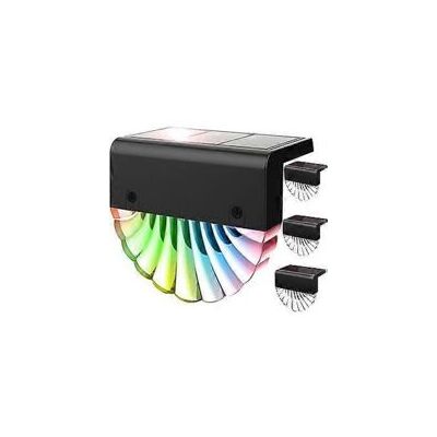 OEM Juego De 4 Luces Solares Led Para Exteriores, Ideales Para Entradas De Vehículos, Iluminación Led De Vallas De Jardín Con Cambio De Color Y Luces Para Caminos De Jardín. - Crezuo OEM Juego De 4 Luces Solares Led Para Exteriores, Ideales Para Entradas De Vehículos, Iluminación Led De Vallas De Jardín Con Cambio De Color Y Luces Para Caminos De Jardín. - Crezuo