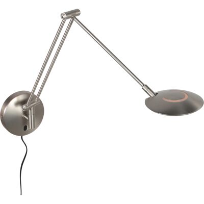 STEINHAUER Aplique De Pared - Acero - Zenith2 - Plástico Metal - Ø 12cm - STEINHAUER Aplique De Pared - Acero - Zenith2 - Plástico Metal - Ø 12cm -