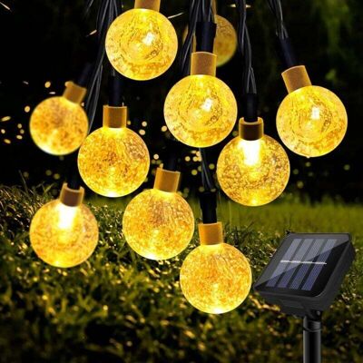 OEM Guirnalda De Luces Solares Para Exteriores, 11 M, 60 Led, Resistente Al Agua, 8 Modos, Ideal Para Jardín, Patio Y Fiestas (blanco Cálido) -crezuo OEM Guirnalda De Luces Solares Para Exteriores, 11 M, 60 Led, Resistente Al Agua, 8 Modos, Ideal Para Jardín, Patio Y Fiestas (blanco Cálido) -crezuo