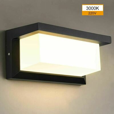 OEM Aplique De Pared Led Moderno Para Exteriores, Iluminación Exterior, Iluminación De Patios, Ip65 (luz Blanca Cálida) OEM Aplique De Pared Led Moderno Para Exteriores, Iluminación Exterior, Iluminación De Patios, Ip65 (luz Blanca Cálida)