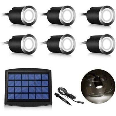 OEM Juego De 6 Focos Solares Led Empotrables Para Exteriores, Ip67, Resistentes Al Agua, 0,2 W, Ø 32 Mm, Para Interior/exterior, Terraza, Cocina, Jardín, 4000 K (blanco Frío). OEM Juego De 6 Focos Solares Led Empotrables Para Exteriores, Ip67, Resistentes Al Agua, 0,2 W, Ø 32 Mm, Para Interior/exterior, Terraza, Cocina, Jardín, 4000 K (blanco Frío).