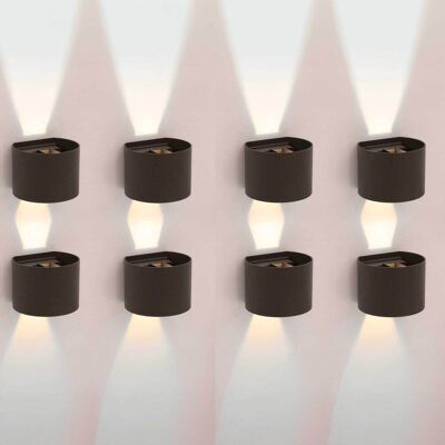 Forlight Axis Round - Aplique de Pared - Luz LED Exterior Ajustable - Negro Forlight Axis Round - Aplique de Pared - Luz LED Exterior Ajustable - Negro