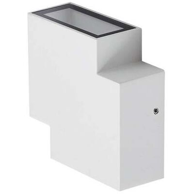 Lámpara De Pared Led Exterior 'fendir' En Blanco Aluminio - Lindby Lámpara De Pared Led Exterior 'fendir' En Blanco Aluminio - Lindby