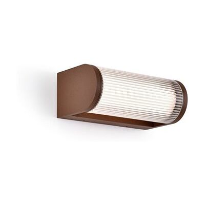 Mantra Aplique Led De Pared Exterior Corten Gant, Ip65 12w 3000k Mantra Aplique Led De Pared Exterior Corten Gant, Ip65 12w 3000k