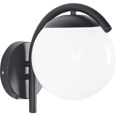 Lámpara de pared exterior Beliani Kulsi - Moderno aluminio negro Lámpara de pared exterior Beliani Kulsi - Moderno aluminio negro