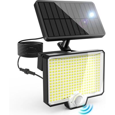OEM Lámpara Solar Exterior Crezuo 294 Led Con Sensor De Movimiento, 4 Modos, Ip65, 6000-6500k, Aplique Solar Para Jardín Y Garaje. OEM Lámpara Solar Exterior Crezuo 294 Led Con Sensor De Movimiento, 4 Modos, Ip65, 6000-6500k, Aplique Solar Para Jardín Y Garaje.