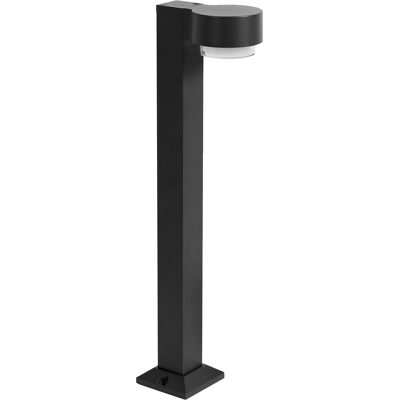 BELIANI Lámpara De Bolardo De Jardín Exterior Moderno 60 Cm De Aluminio Led Negro Anoia BELIANI Lámpara De Bolardo De Jardín Exterior Moderno 60 Cm De Aluminio Led Negro Anoia