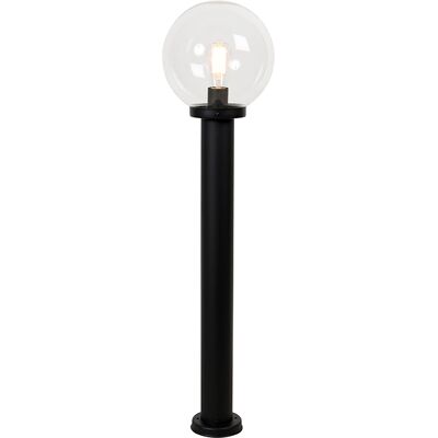 Lámpara de jardín esfera negra Qazqa - IP44 - Lámpara de pared exterior Lámpara de jardín esfera negra Qazqa - IP44 - Lámpara de pared exterior