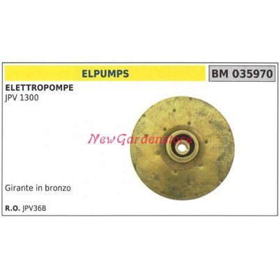 NEWGARDEN Rodete De Bronce Elpumps Bomba Eléctrica Elpumps Jpv 1300 035970 NEWGARDEN Rodete De Bronce Elpumps Bomba Eléctrica Elpumps Jpv 1300 035970