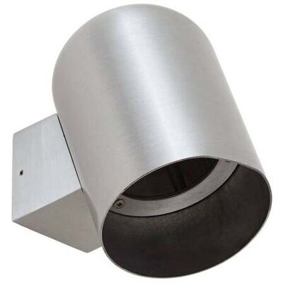 Lindby Lámpara De Pared Exterior 'lupil' En Gris Aluminio Lindby Lámpara De Pared Exterior 'lupil' En Gris Aluminio