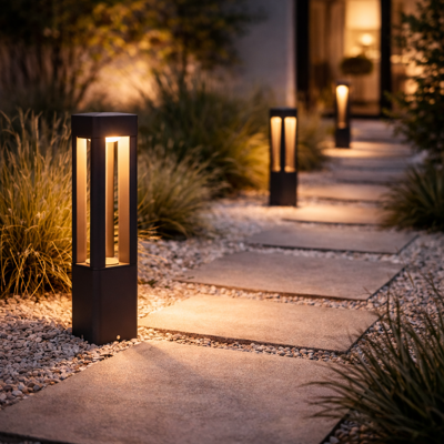 GREENICE Lámpara de Suelo LED 10W - Exterior IP54 Blanco Cálido GREENICE Lámpara de Suelo LED 10W - Exterior IP54 Blanco Cálido