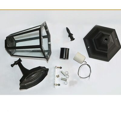 OEM Aplique De Pared Exterior Crezuo Con Iluminación Descendente, Metal/cristal, Negro, Impermeable Y Resistente A La Corrosión.-crezuo OEM Aplique De Pared Exterior Crezuo Con Iluminación Descendente, Metal/cristal, Negro, Impermeable Y Resistente A La Corrosión.-crezuo